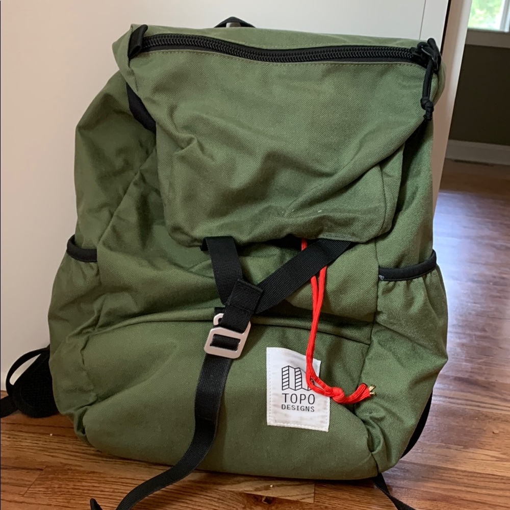 Topo Designs Green Backpack
